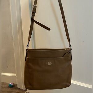 Coach Dark Brown Leather Shoulder Bag